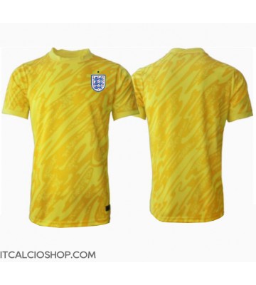 Inghilterra Portiere Seconda Maglia Europei 2024 Manica Corta